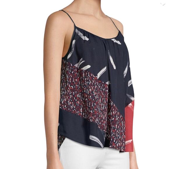 NWT Joie Lenline B Silk Camisole Top - Multi - XS - Picture 8 of 11